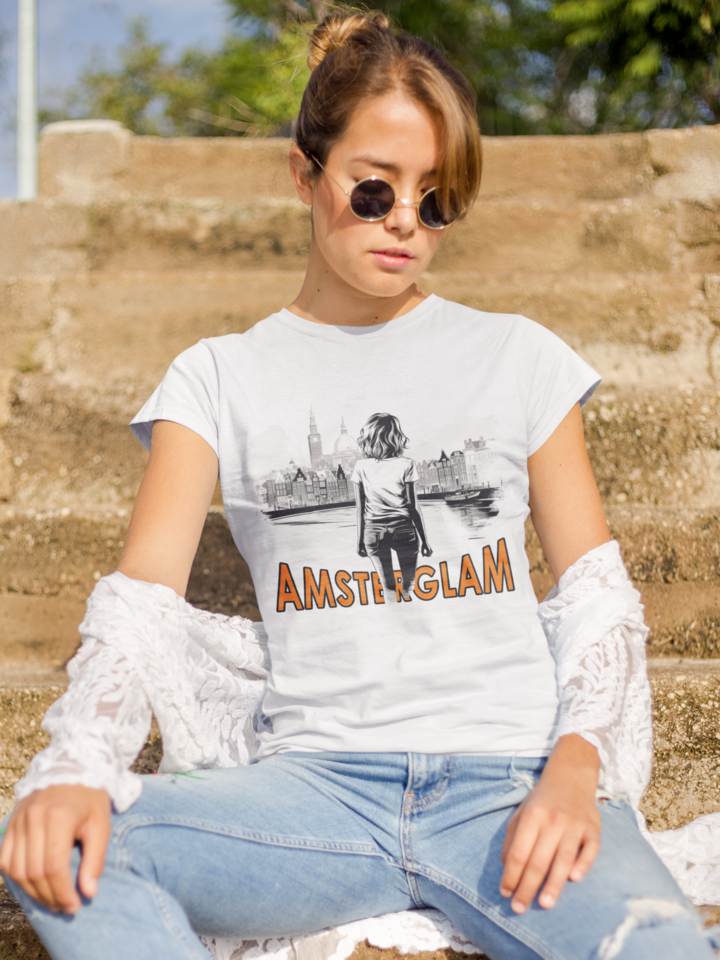 AmsterGlam 2 Premium Fitted T-shirt