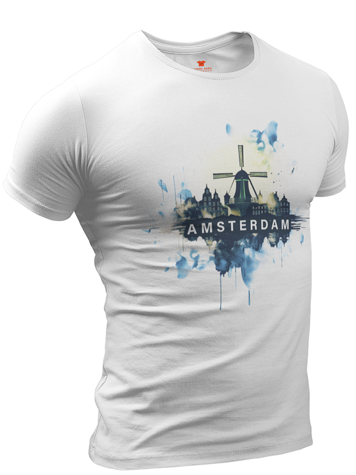 Splashes Amsterdam Premium Fitted T-shirt