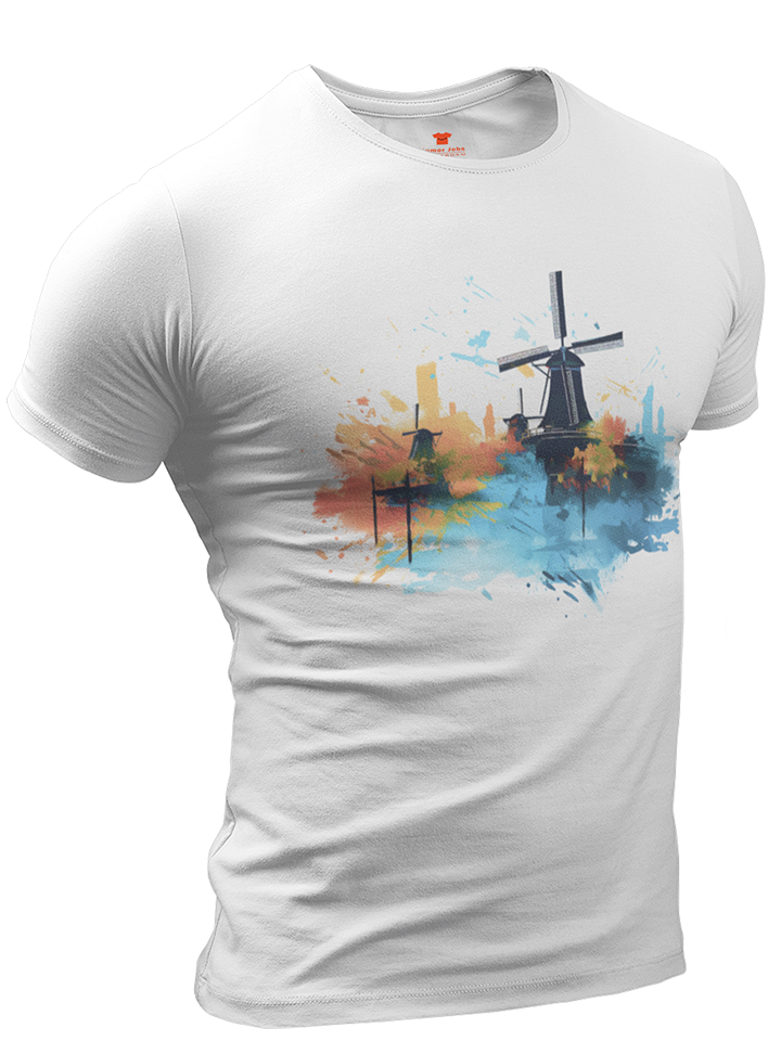 Wind Mills Premium Fitted T-shirt