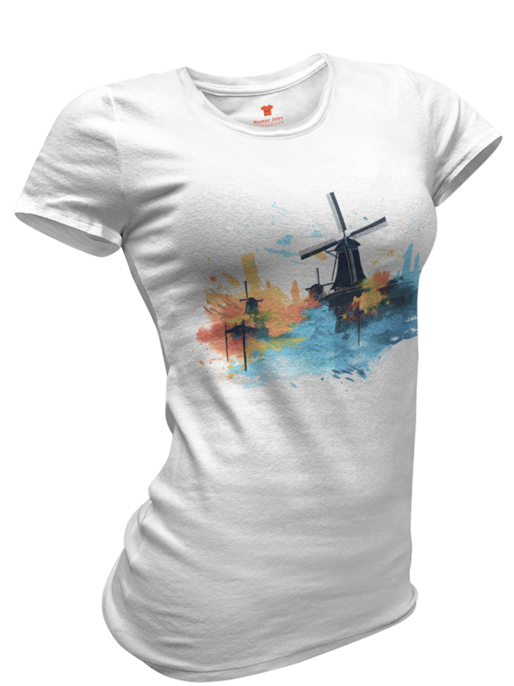 Wind Mills Premium Fitted T-shirt