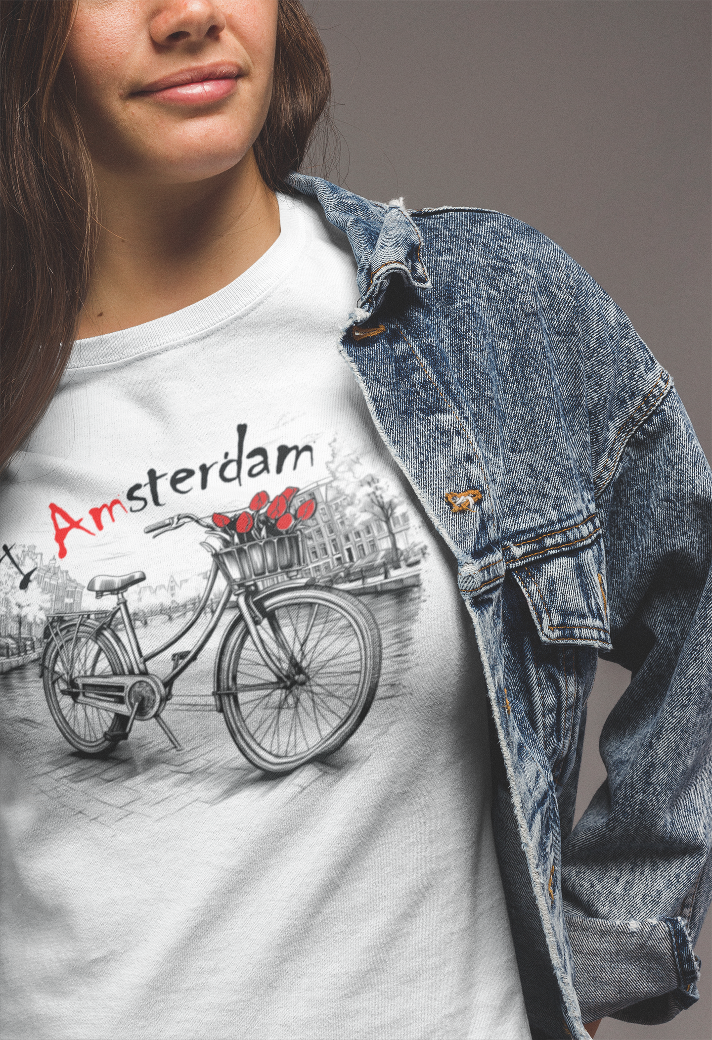 I Amsterdam Premium Fitted T-shirt