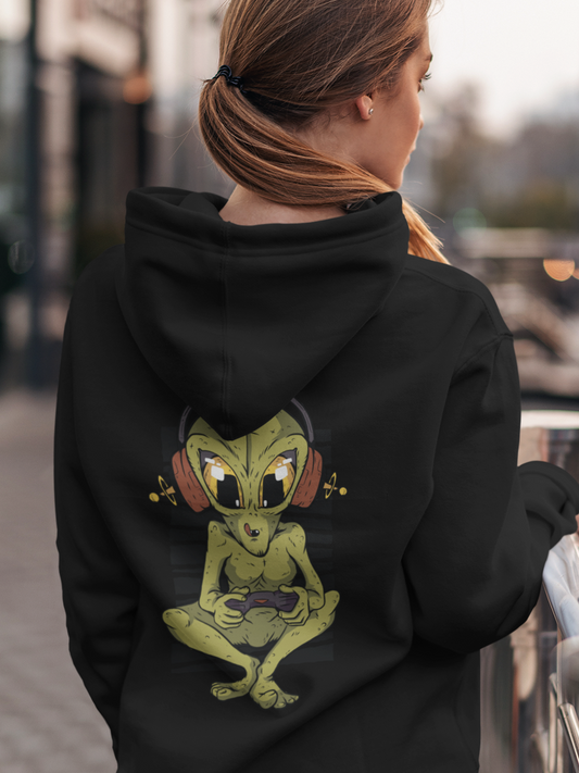Alien Gamer Zip Hoodie