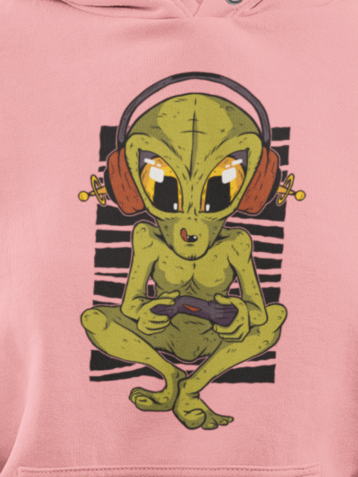 Gamer Alien Hoodie