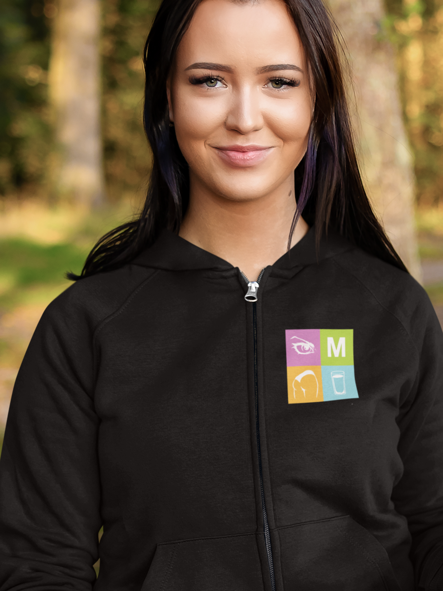 I am Beautiful Zip Hoodie