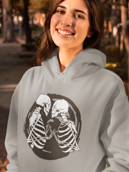Kissing Skeletons Hoodie