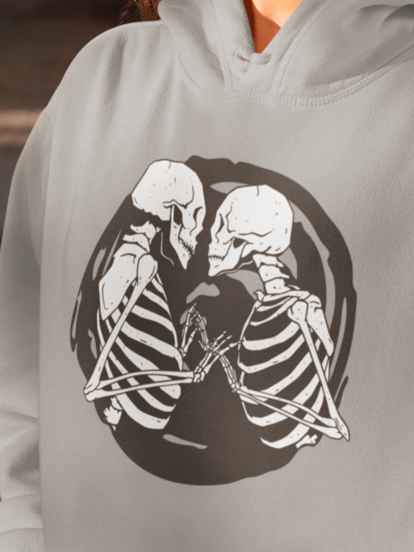 Kissing Skeletons Hoodie