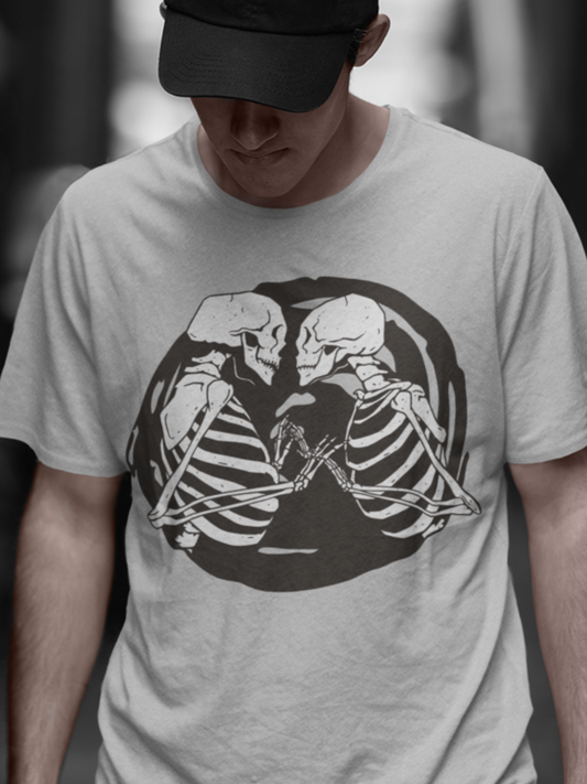 Kissing Skeletons T shirt