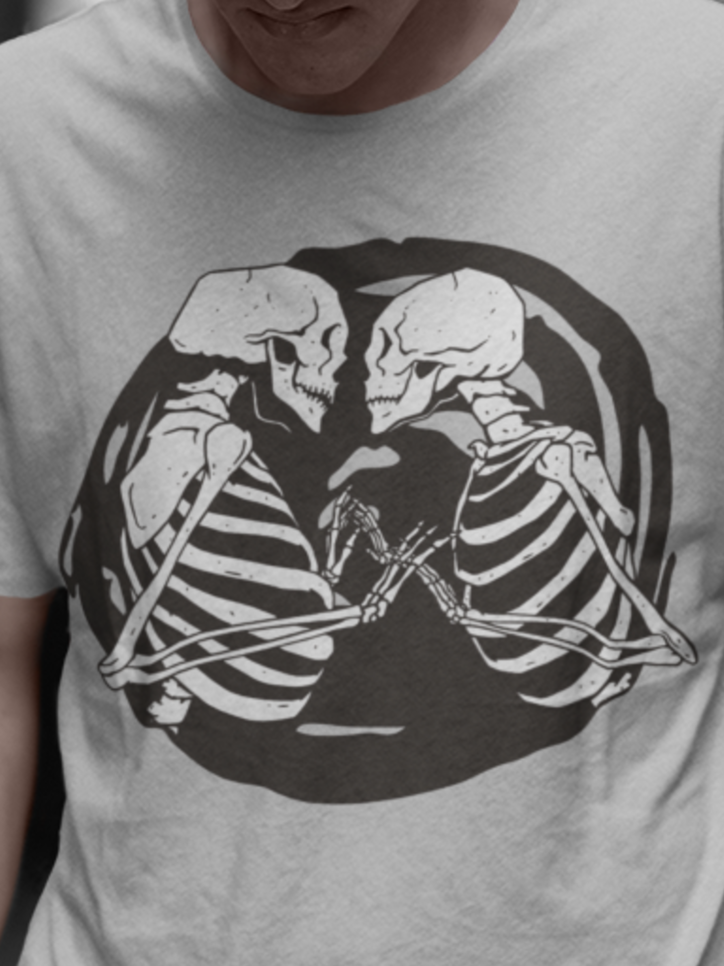 Kissing Skeletons T shirt