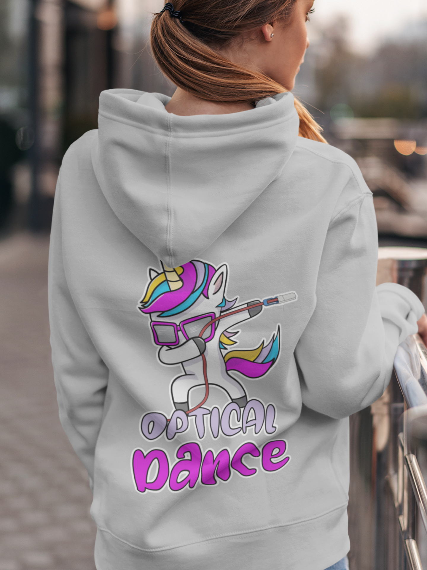 Optical Dance Zip Hoodie