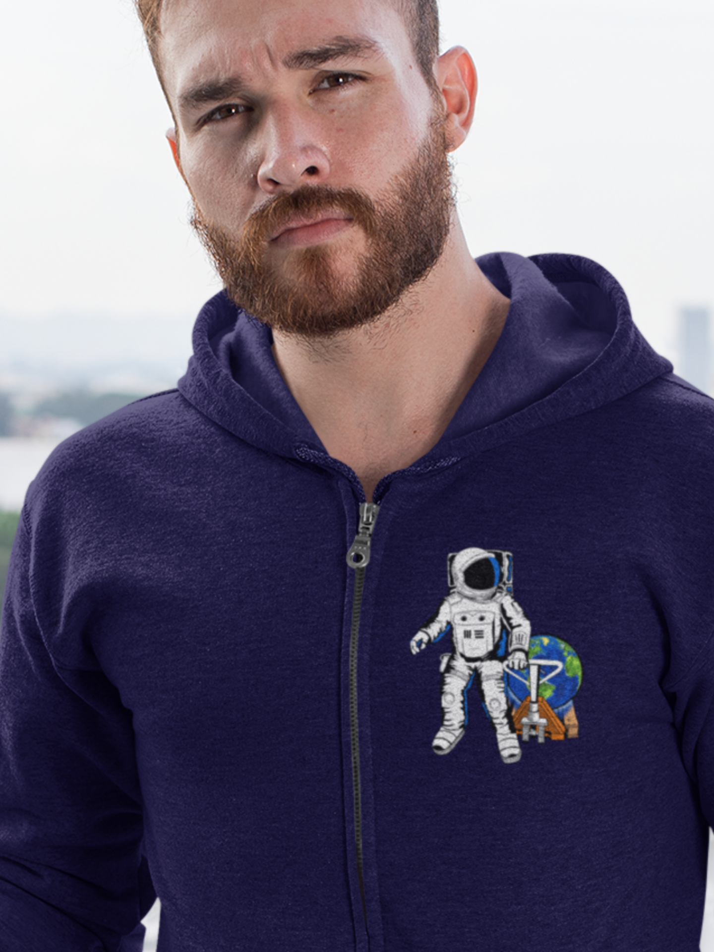 Space Jack Zip Hoodie