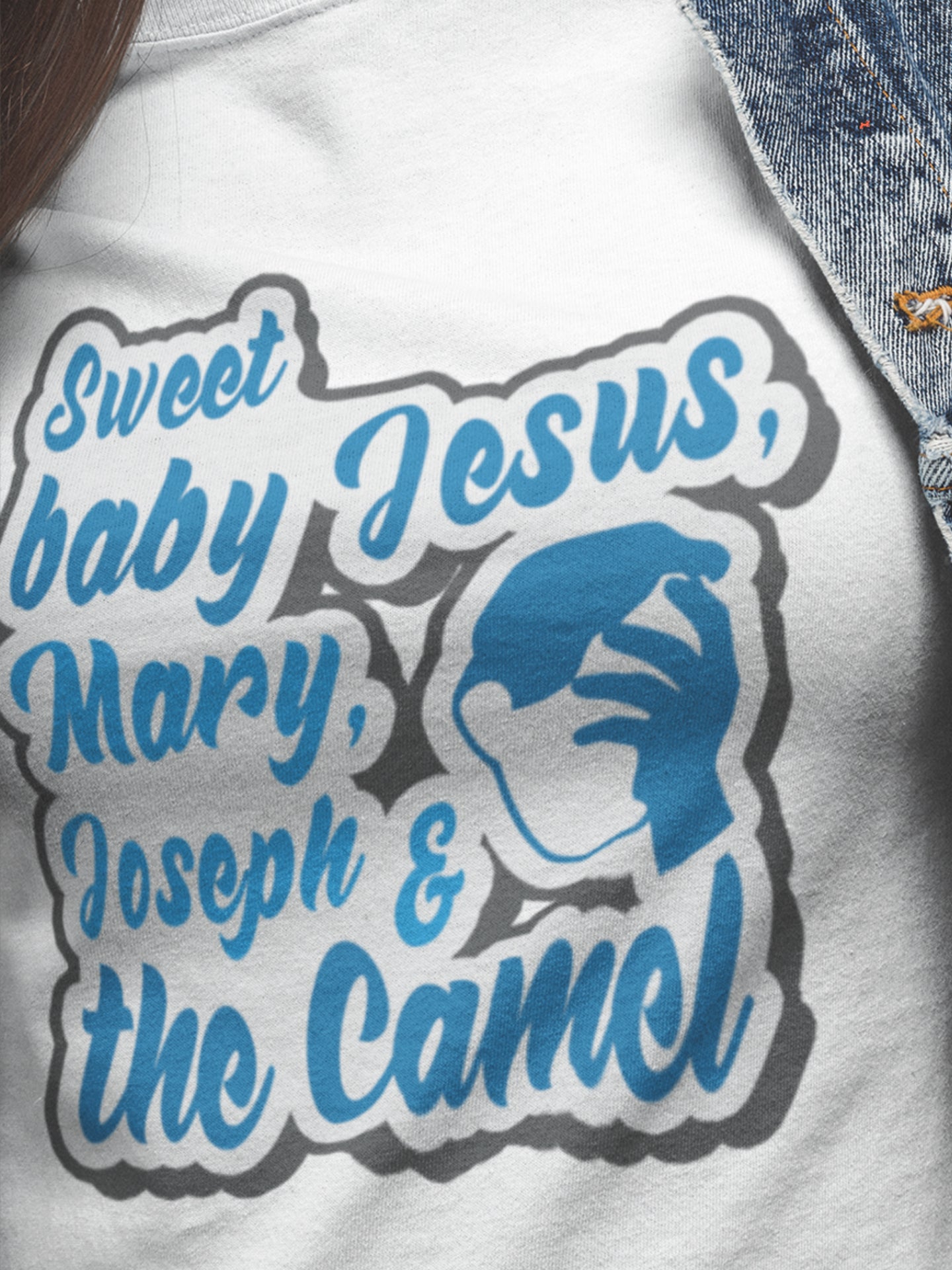 Sweet baby Jesus T shirt Detail