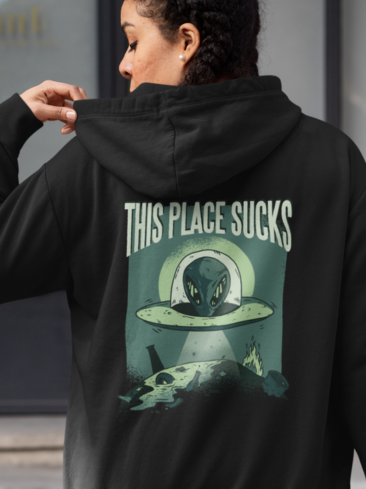 This Place Sucks Zip Hoodie