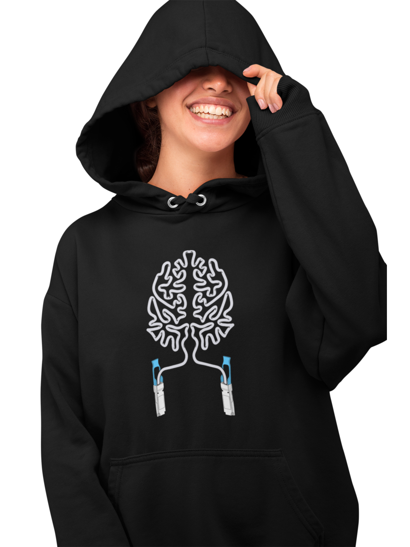 Transceiver brain Hoodie