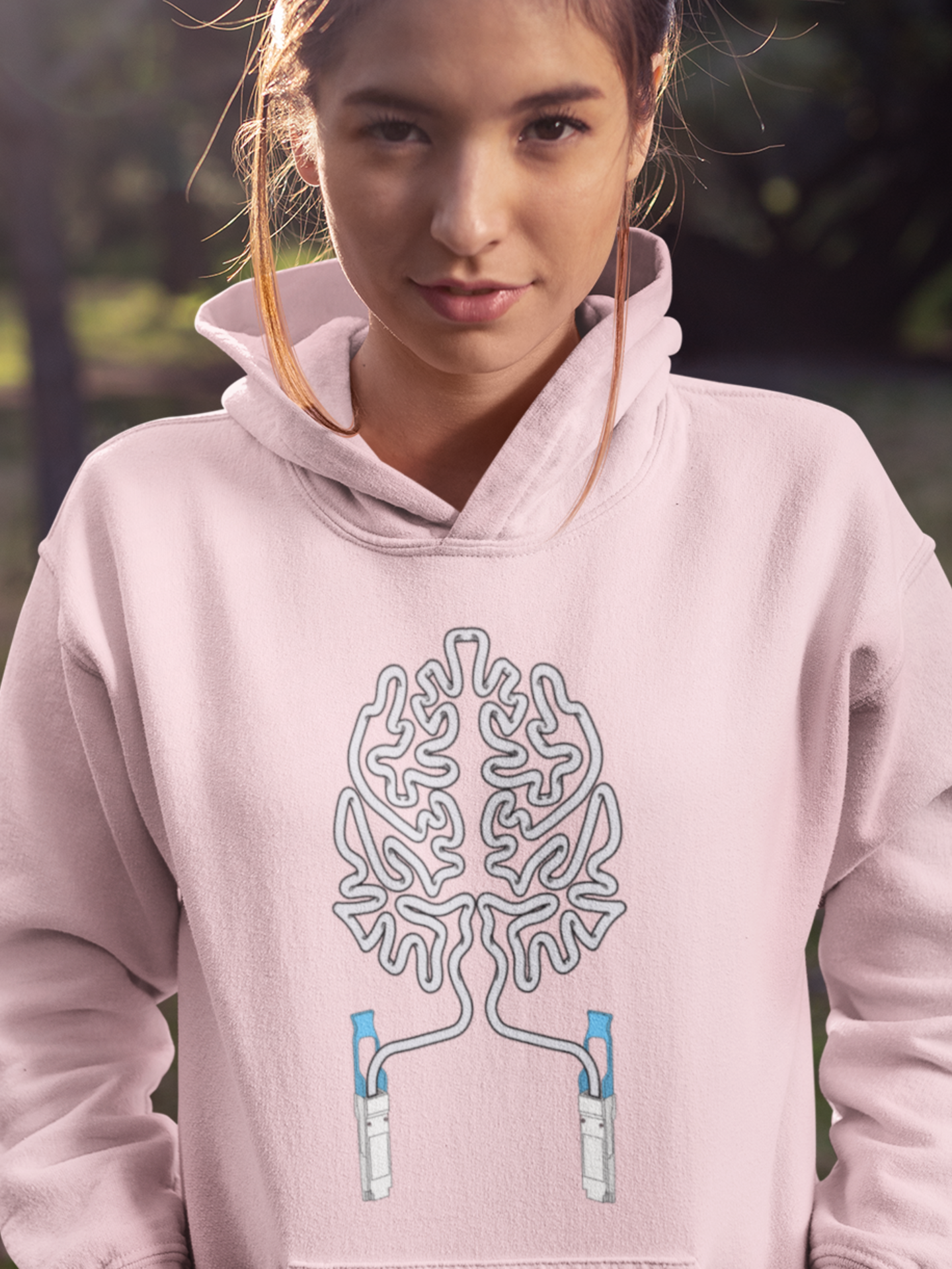 Transceiver Brain Hoodie