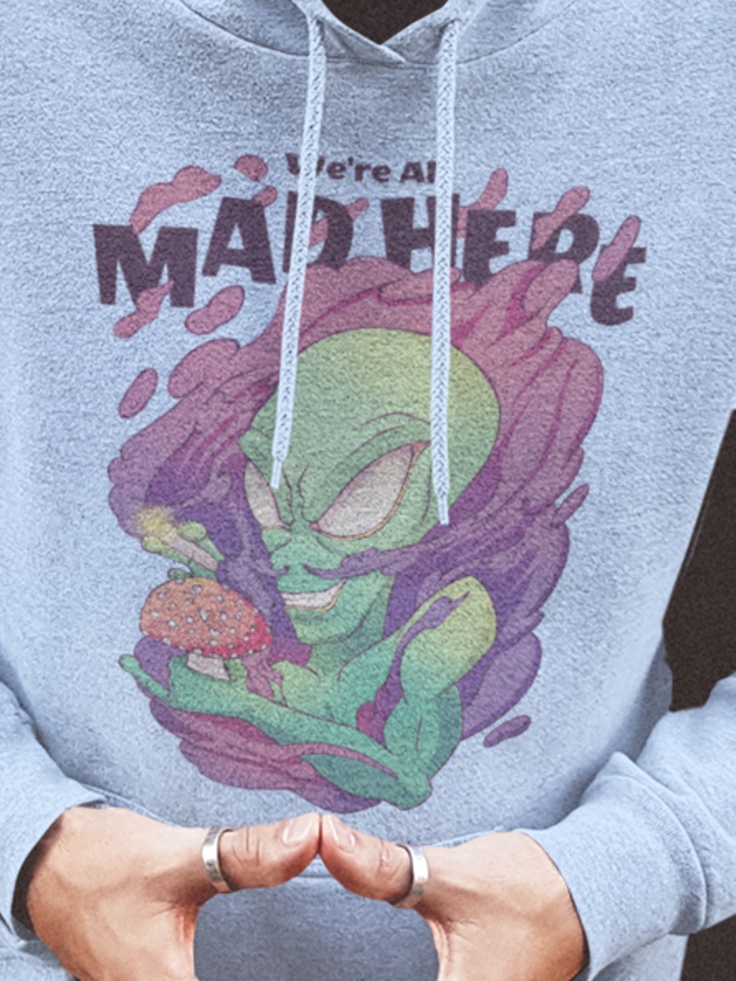 Trippy Alien Hoodie