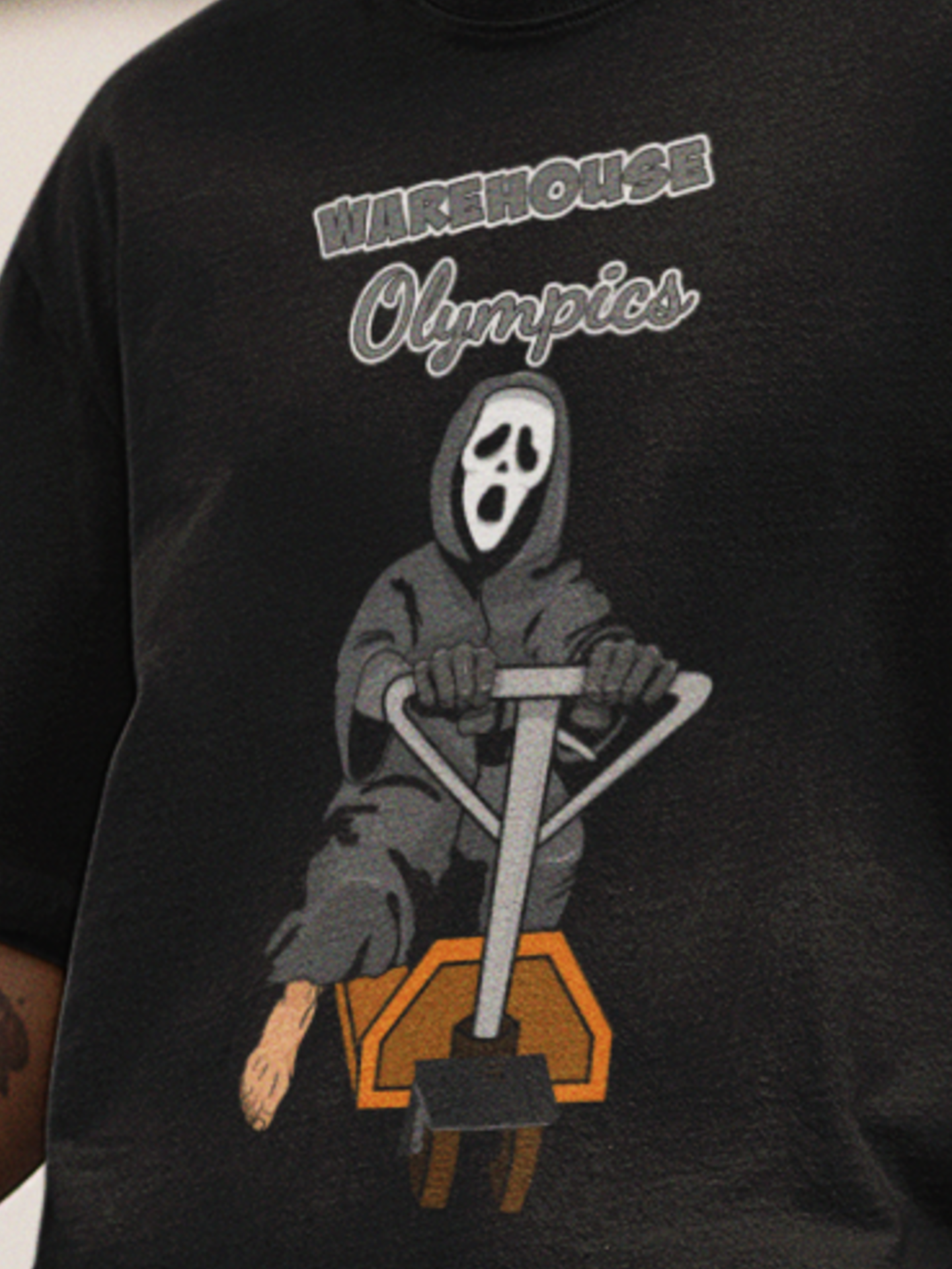 Warehouse Olympics T shirt