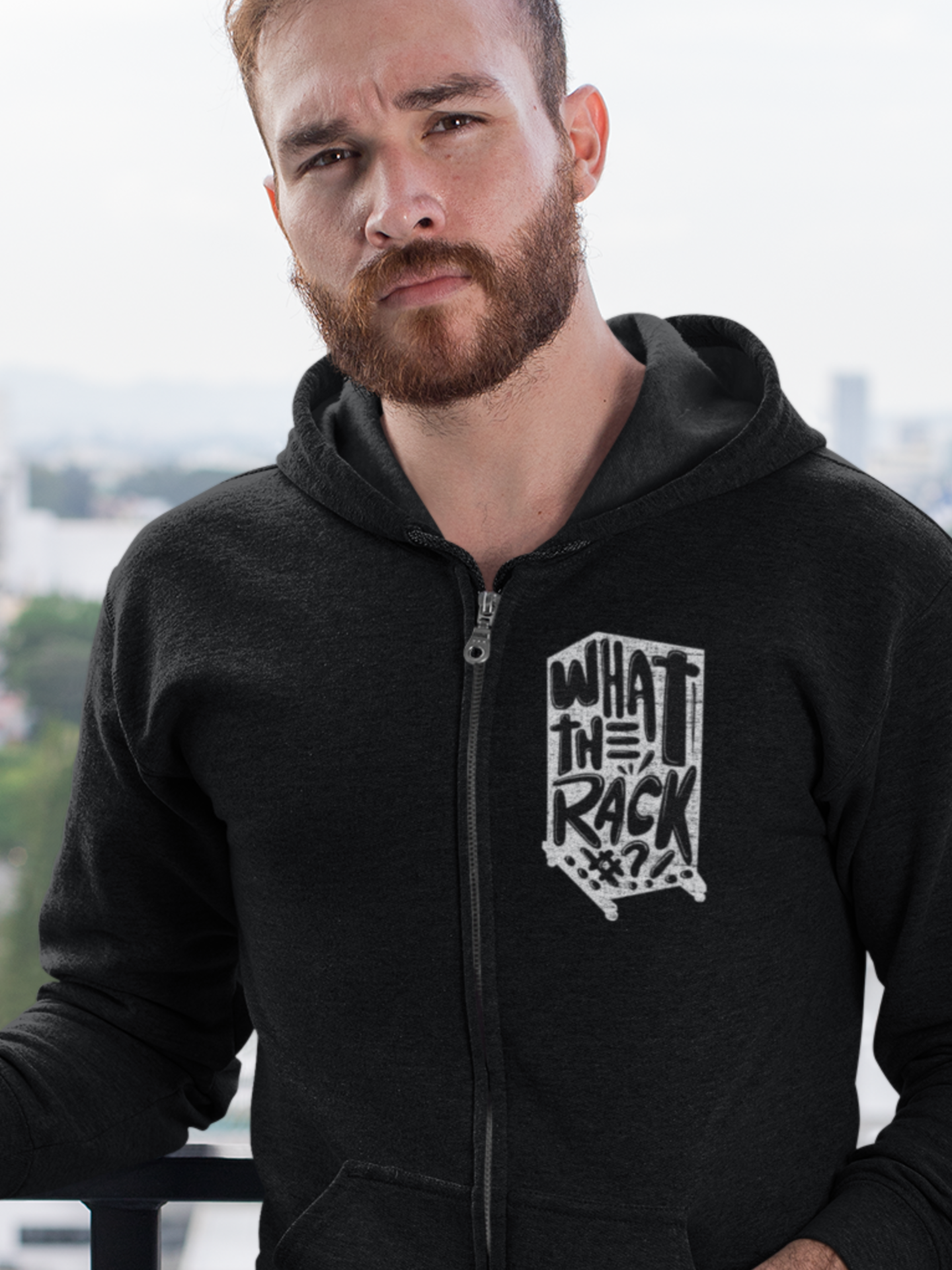What the Rack Zip Hoodie