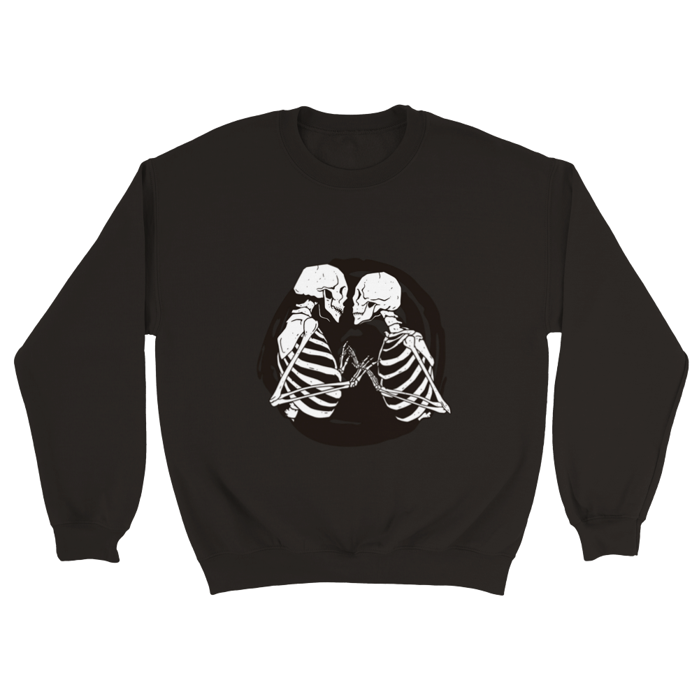 Kissing Skeletons Unisex Sweatshirt