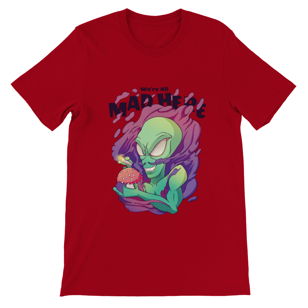 Trippy Alien Premium Unisex T-shirt