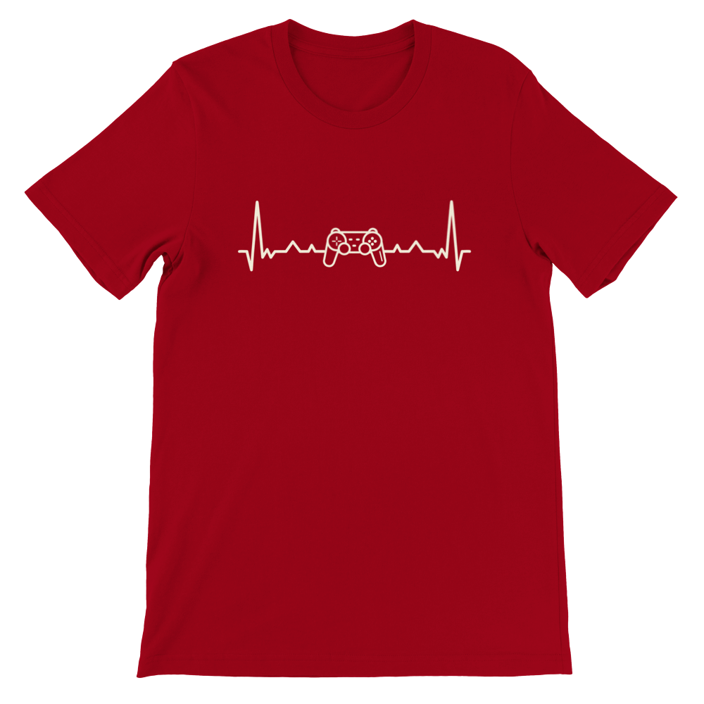 Gamer Heartbeat Premium Unisex T-shirt