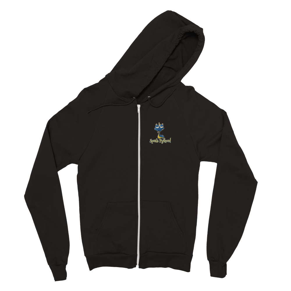Speak Python! Zip Hoodie