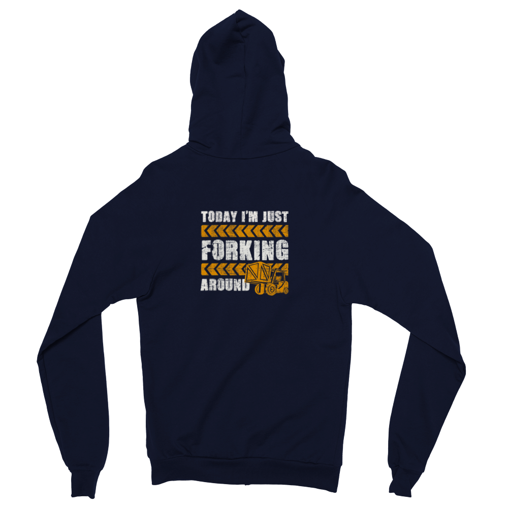 Forking aroud Zip Hoodie