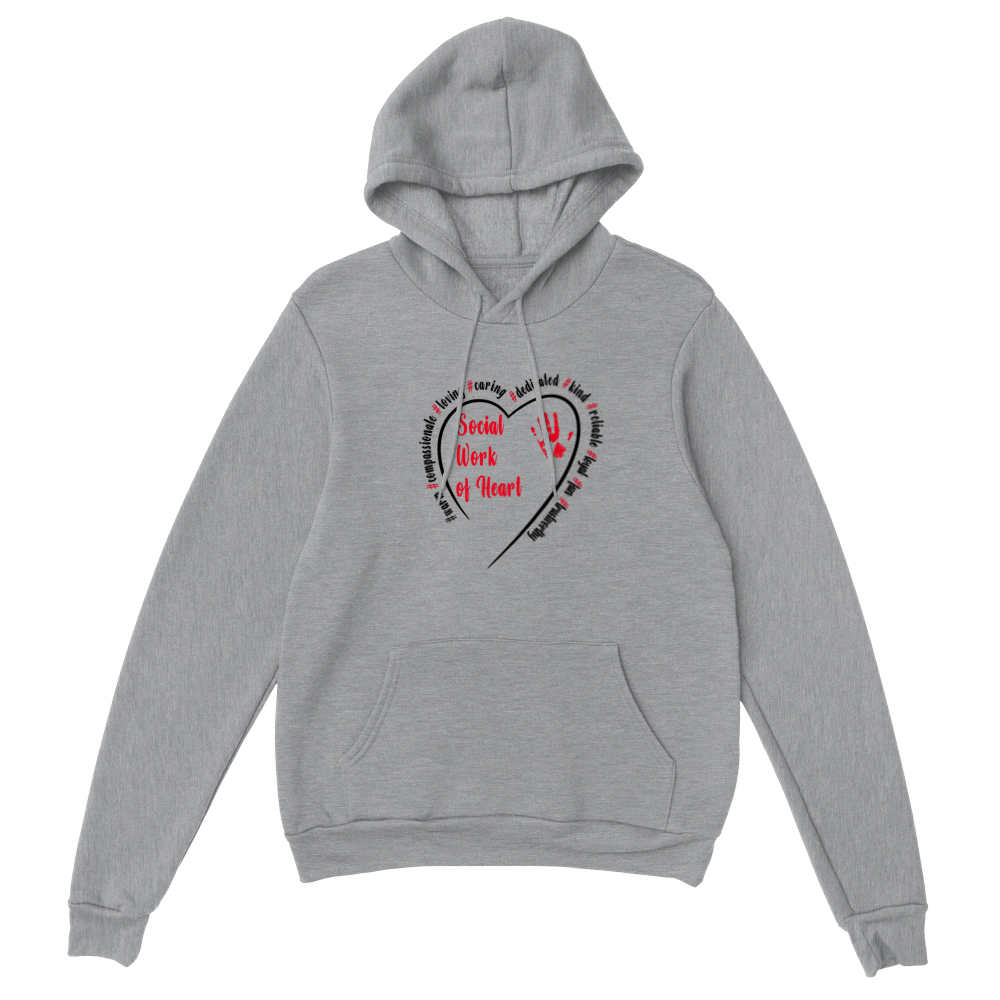 Social Work of Heart Pullover Hoodie