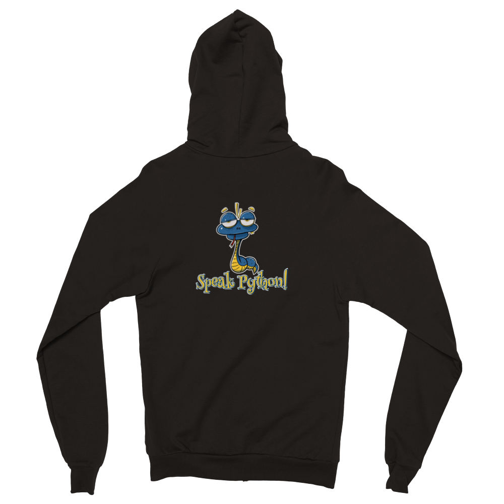 Speak Python! Zip Hoodie