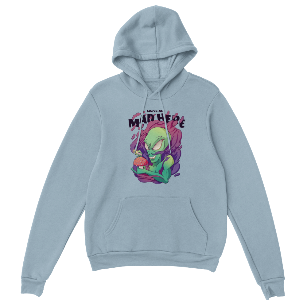 Trippy Alien Unisex Pullover Hoodie