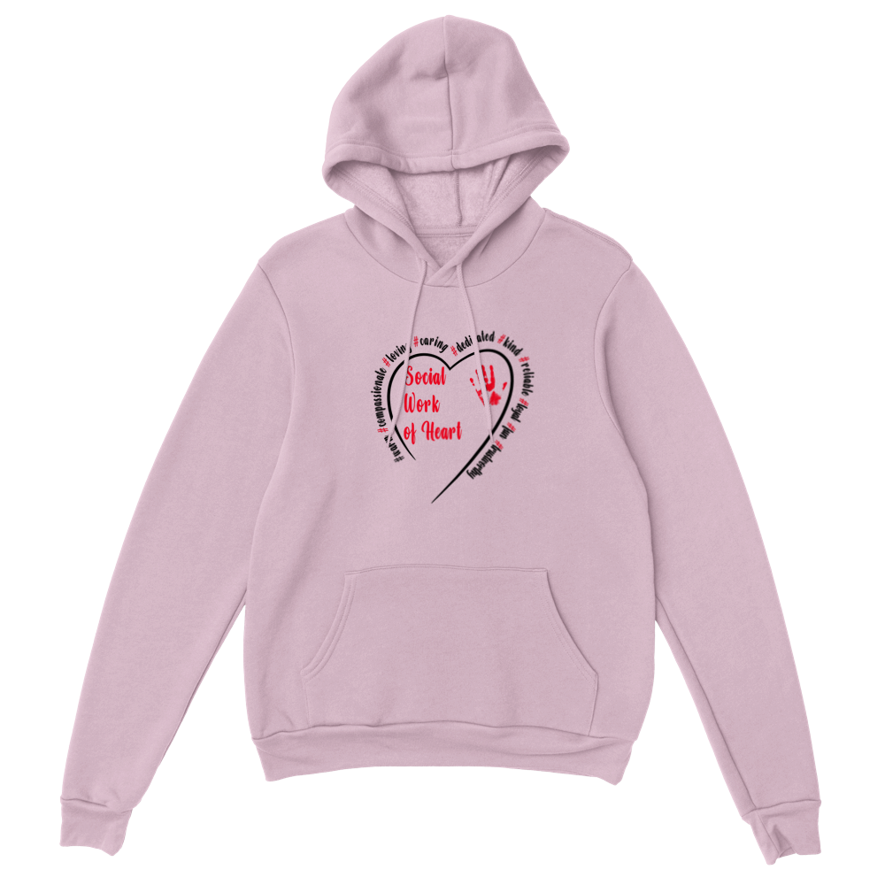 Social Work of Heart Pullover Hoodie