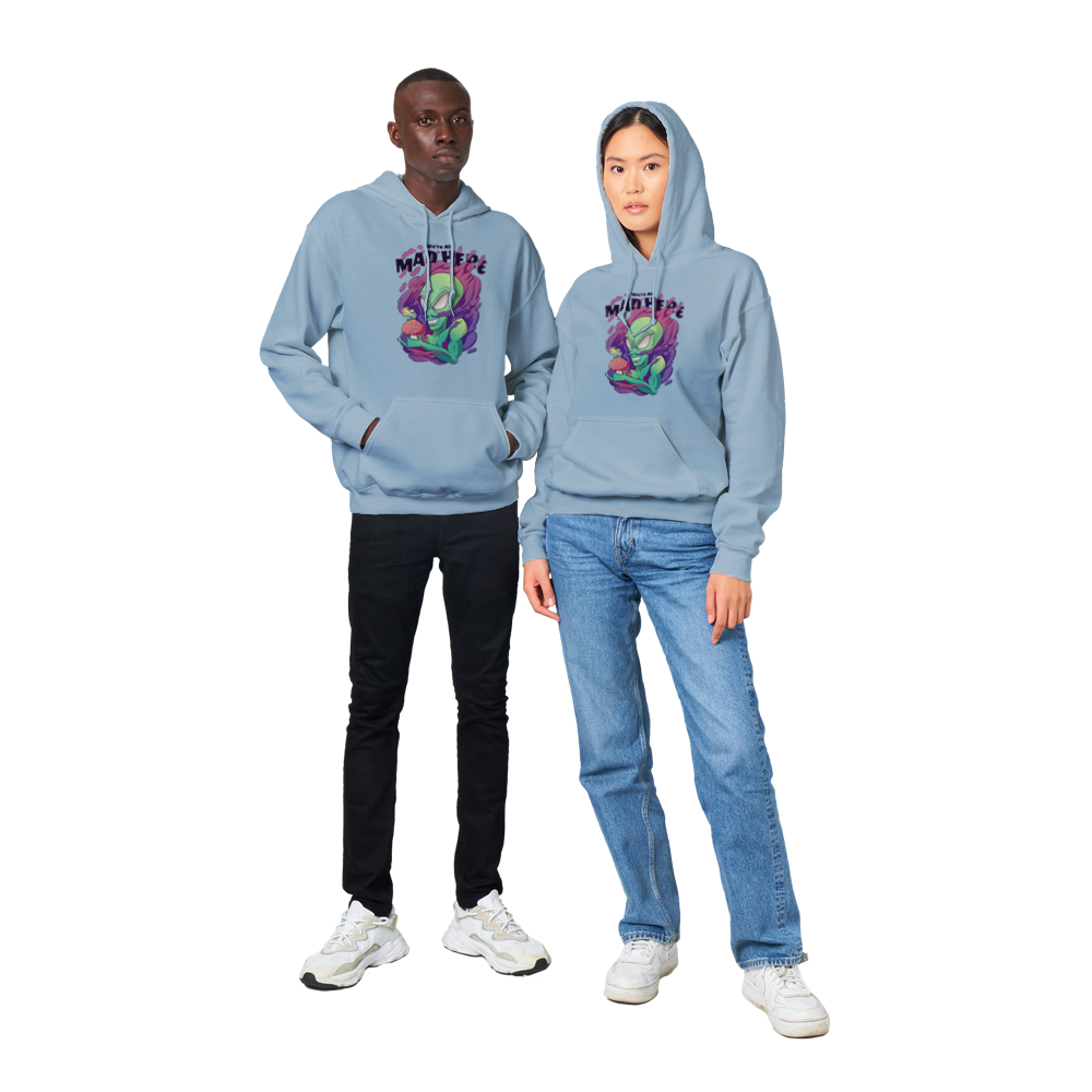 Trippy Alien Unisex Pullover Hoodie
