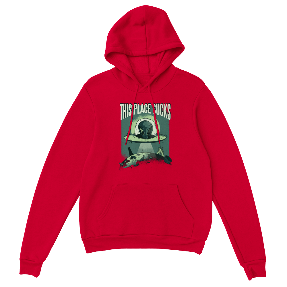 This place Sucks Unisex Pullover Hoodie