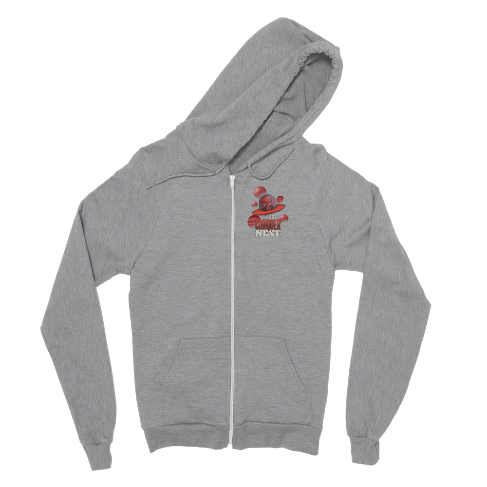 What to conquer Unisex Zip Hoodie