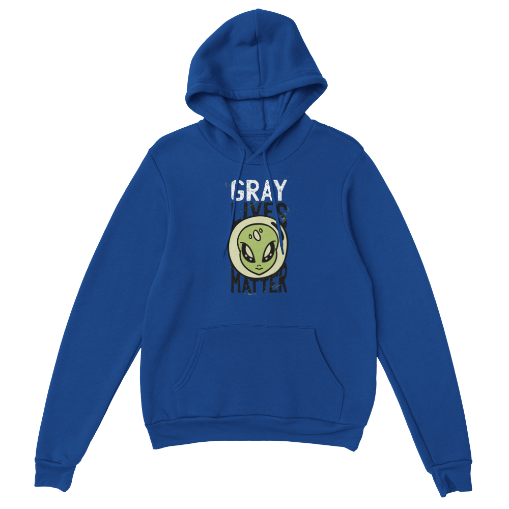 Gray Lives Matter Unisex Pullover Hoodie