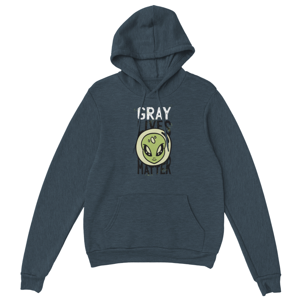 Gray Lives Matter Unisex Pullover Hoodie