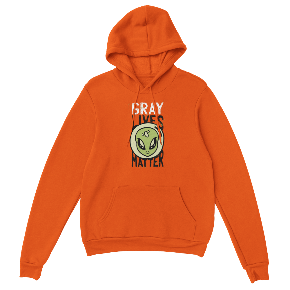 Gray Lives Matter Unisex Pullover Hoodie