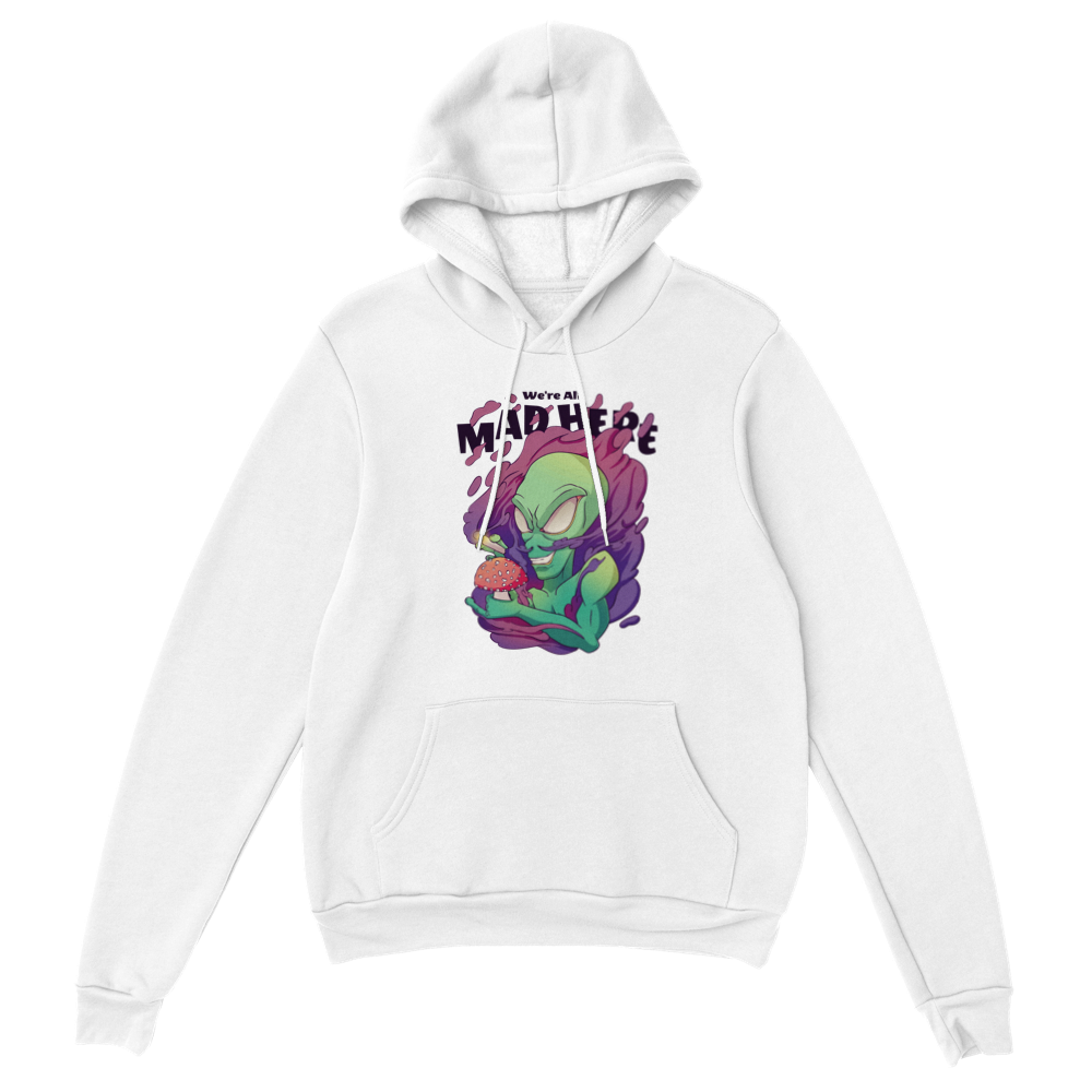 Trippy Alien Unisex Pullover Hoodie
