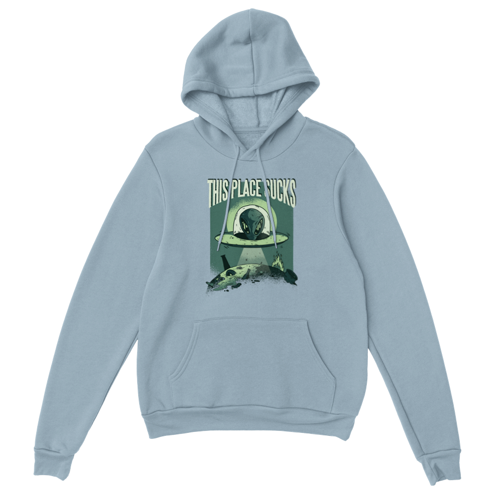 This place Sucks Unisex Pullover Hoodie