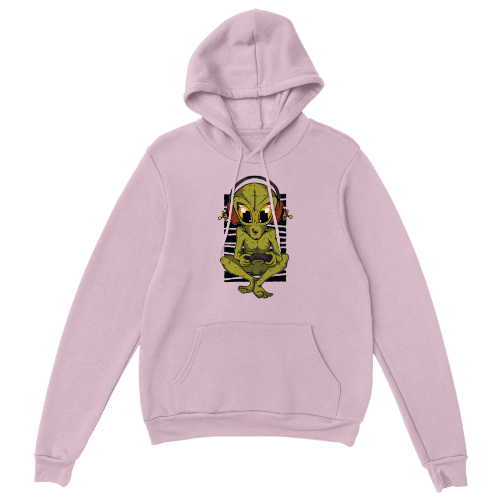 Gamer Alien Pullover Hoodie
