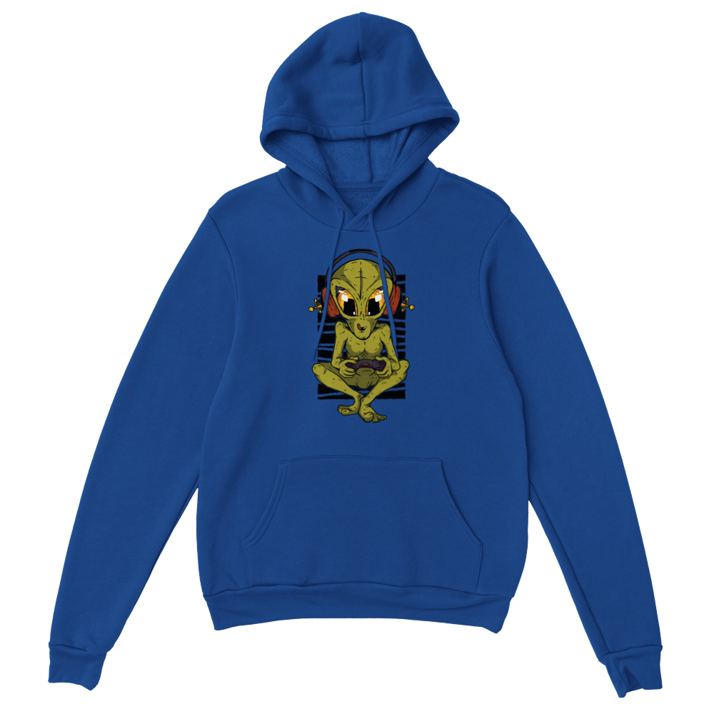 Gamer Alien Pullover Hoodie