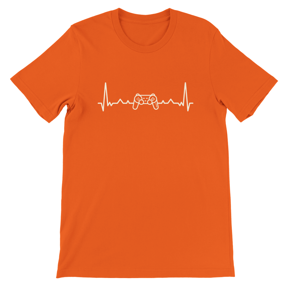 Gamer Heartbeat Premium Unisex T-shirt