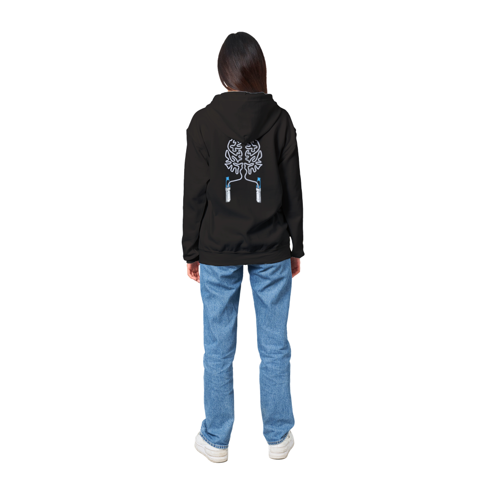 Transceiver brain Zip Hoodie