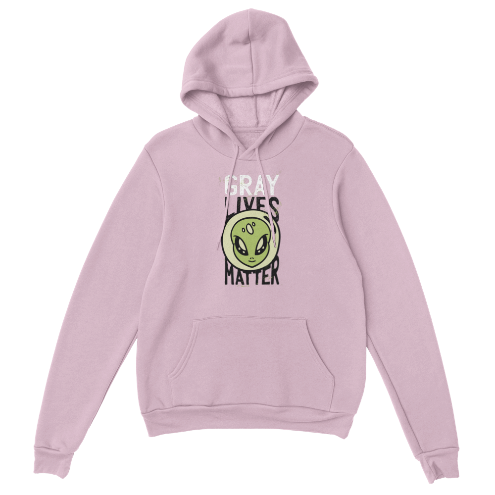 Gray Lives Matter Unisex Pullover Hoodie