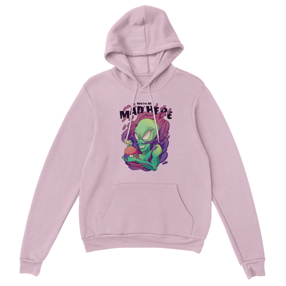 Trippy Alien Unisex Pullover Hoodie