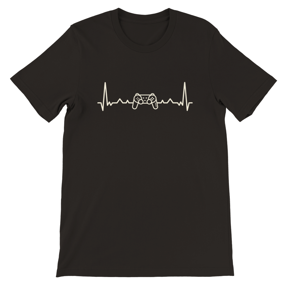Gamer Heartbeat Premium Unisex T-shirt