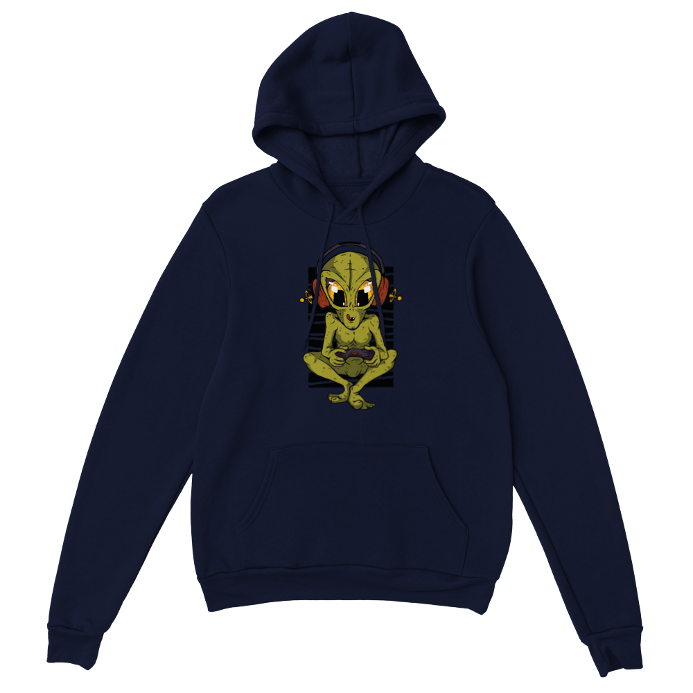 Gamer Alien Pullover Hoodie