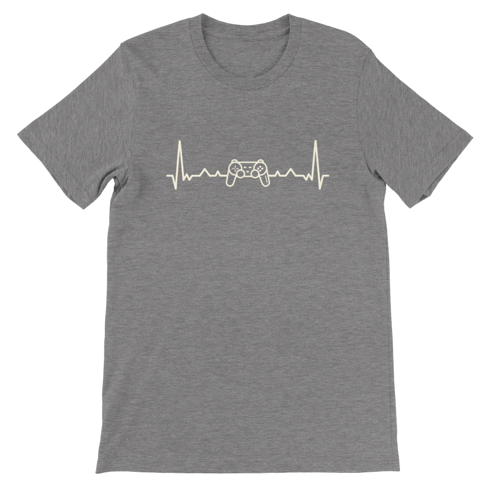 Gamer Heartbeat Premium Unisex T-shirt