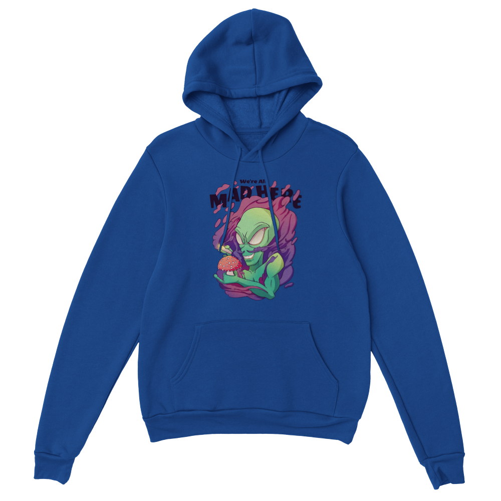 Trippy Alien Unisex Pullover Hoodie