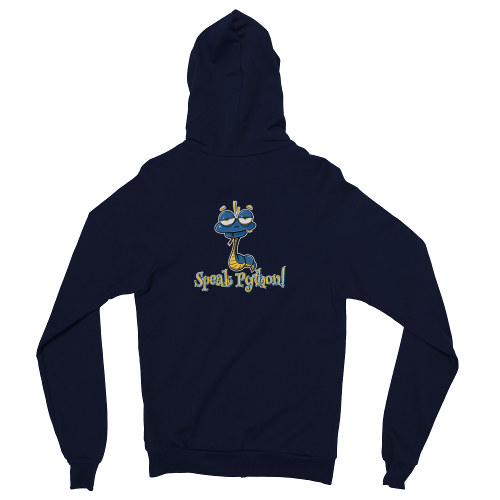 Speak Python! Zip Hoodie