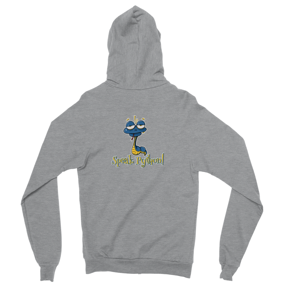 Speak Python! Zip Hoodie